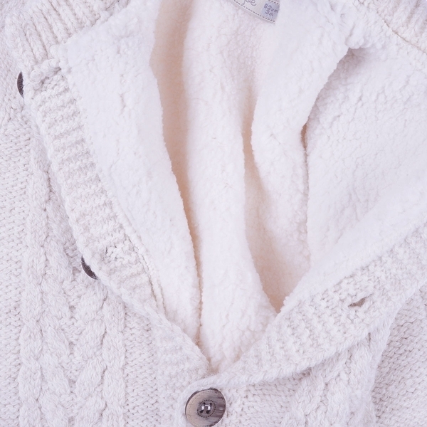 Комплект Cassiope, в'язка на велсофті, р.74, молочний (487056-01-74) - Pampik - 3