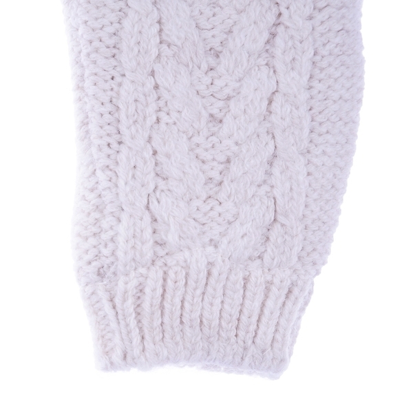 Комплект Cassiope, в'язка на велсофті, р.74, молочний (487056-01-74) - Pampik - 5