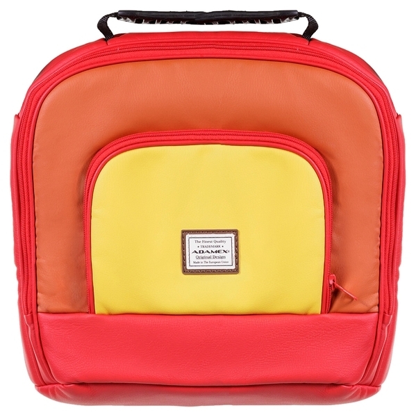 Універсальна коляска 2 в 1 Adamex Luciano Q269, червоний з жовтим (621907) - Pampik - 6