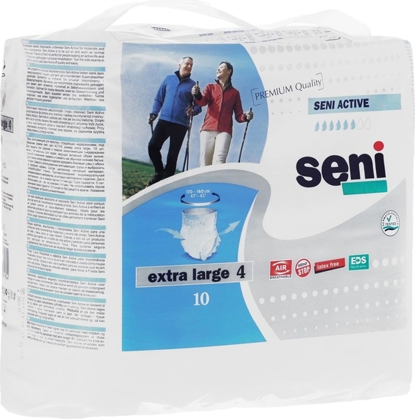 Труси-підгузки для дорослих Seni Active, extra large 4, 10 шт. - Pampik - 2