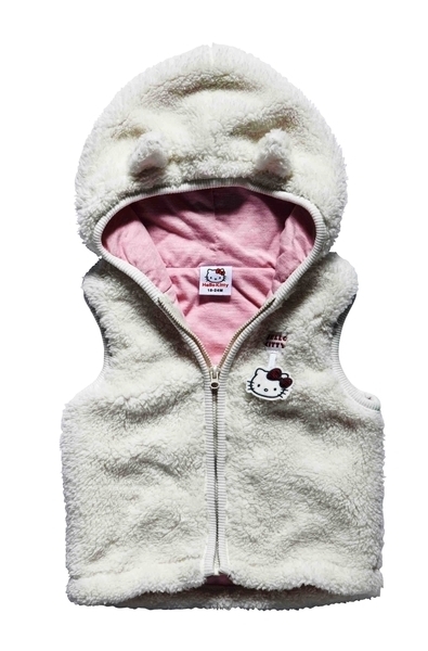 Жилет Fox Kitty, р.92-98, молочный (344514/9400) - Pampik