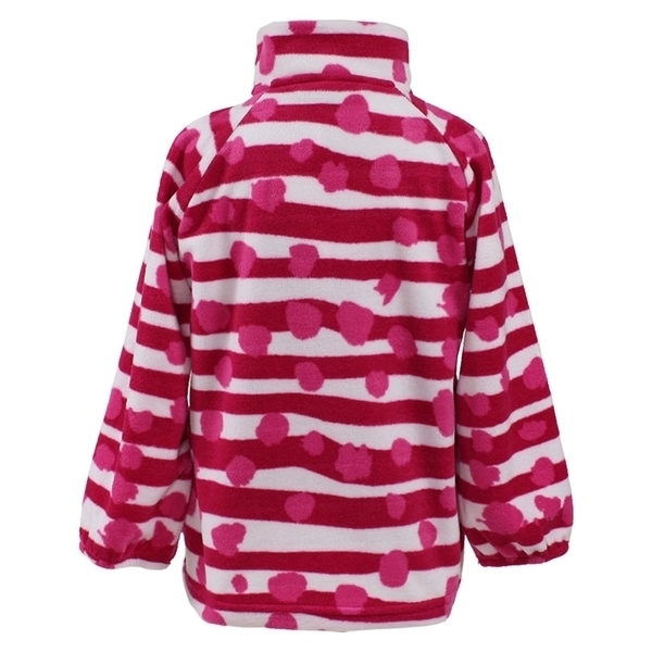 Кофта Huppa Berrie, фліс, р.86, рожевий з білим (1501BASE-63363-086) - Pampik - 2