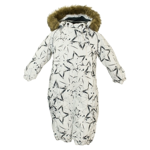Термокомбінезон Huppa Keira, р.80, білий з сірим (31920030-83420-080) - Pampik