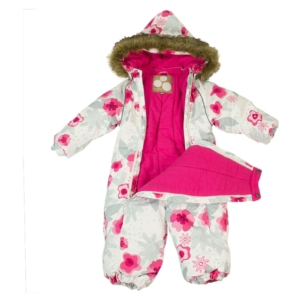 Термокомбінезон Huppa Keira, р.80, світло-сірий з рожевим (31920030-81920-080) - Pampik - 4