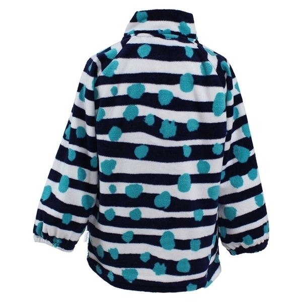 Кофта Huppa Berrie, фліс, р.80, бірюзовий з чорним і білим (1501BASE-63386-080) - Pampik - 2