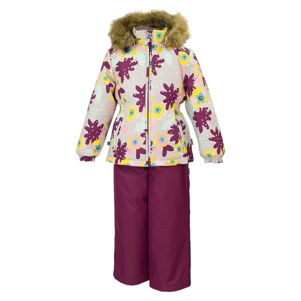 Термокомплект Huppa Wonder, р.116, бордовый со светло-серым (41950030-81928-116) - Pampik