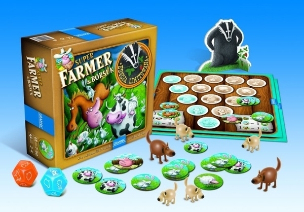 Настільна гра Granna Суперфермер & Борсук, укр. мова (82784) - Pampik - 2