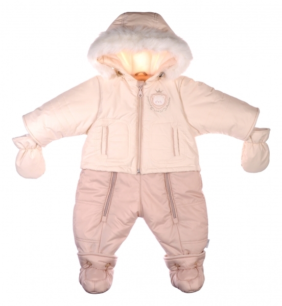 

Комбинезон Garden Baby Твикс, плащевка, р., молочный с бежевым (101011-36/60