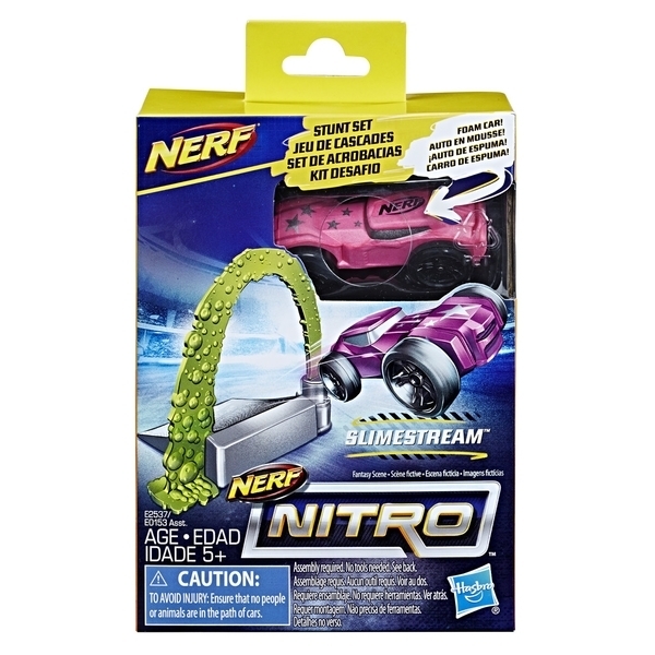 Игровой набор Hasbro Nerf Nitro Slimestream, с машинкой и препятствием (E0153_E2537) - Pampik - 2