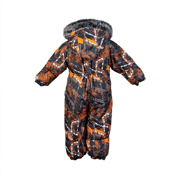 Термокомбінезон Huppa Reggie 1, р.80, помаранчевий з сірим (36020130-82522-080) - Pampik - 4