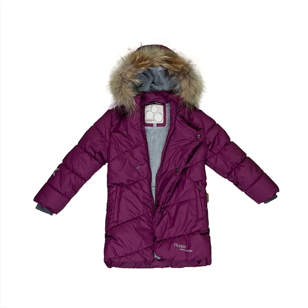 Термокуртка Huppa Rosa 1, р.128, бордовий (17910130-80034-128) - Pampik - 4