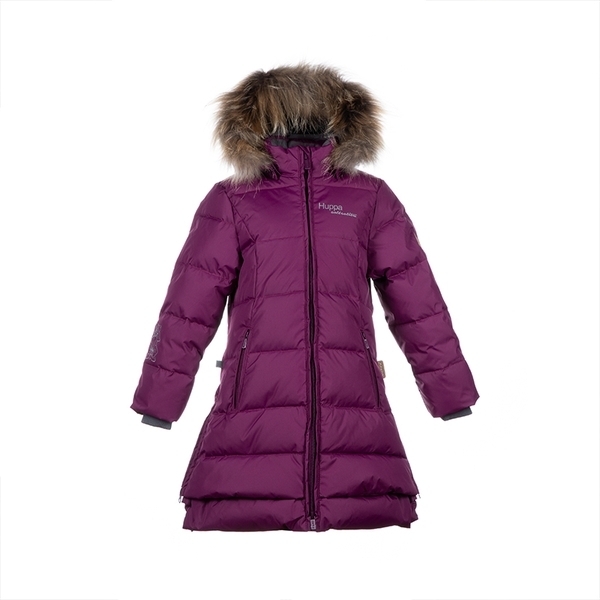 Пальто-пуховик Huppa Parish, р.140, бордовый (12470055-80034-140) - Pampik