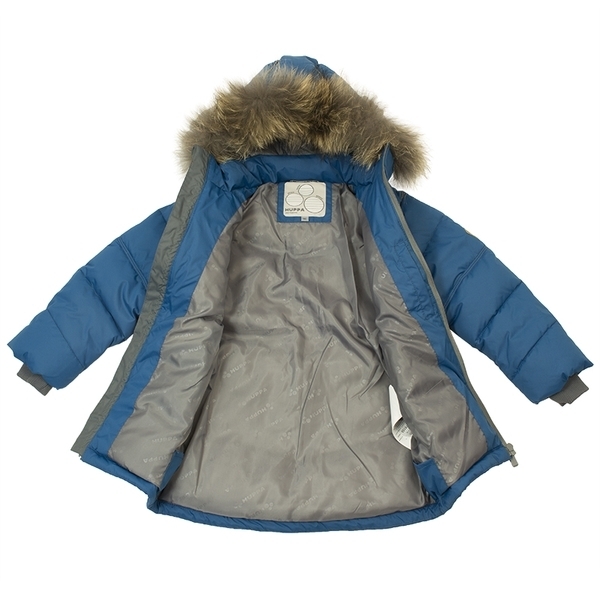 Куртка-пуховик Huppa Moody 1, р.134, синій (17470155-80066-134) - Pampik - 4