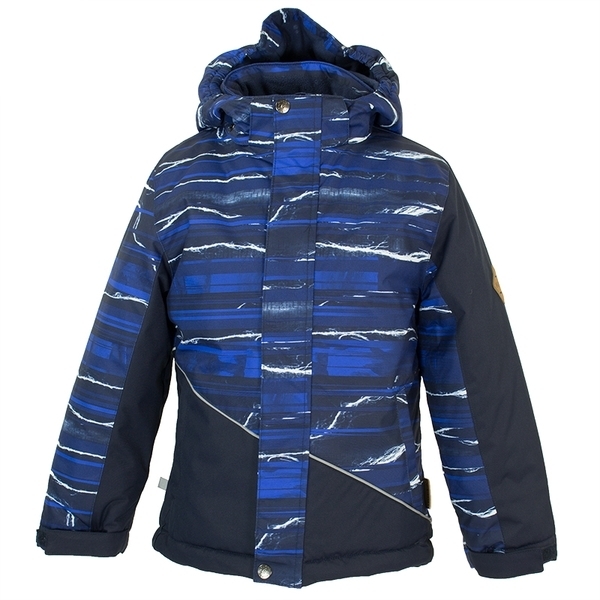 Термокуртка Huppa Alex 1, р.128, синій з чорним (17800130-82686-128) - Pampik