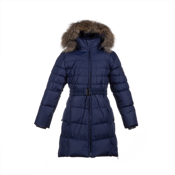 Пальто-пуховик Huppa Yasmine, р.140, темно-синій (12020055-70086-140) - Pampik