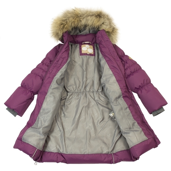 Пальто-пуховик Huppa Yasmine, р.128, бордовый (12020055-80034-128) - Pampik - 4