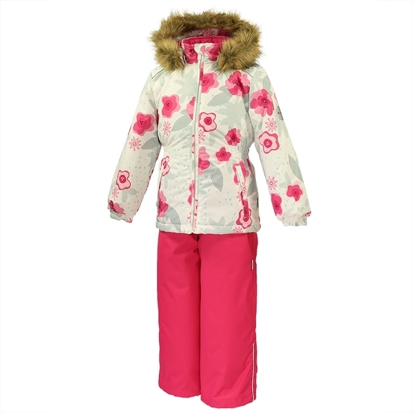 Термокомплект Huppa Wonder, р.116, рожевий з білим (41950030-81920-116) - Pampik