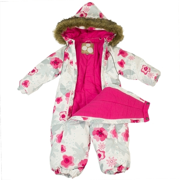 Термокомбінезон Huppa Keira, р.92, білий з рожевим (31920030-81920-092) - Pampik - 2
