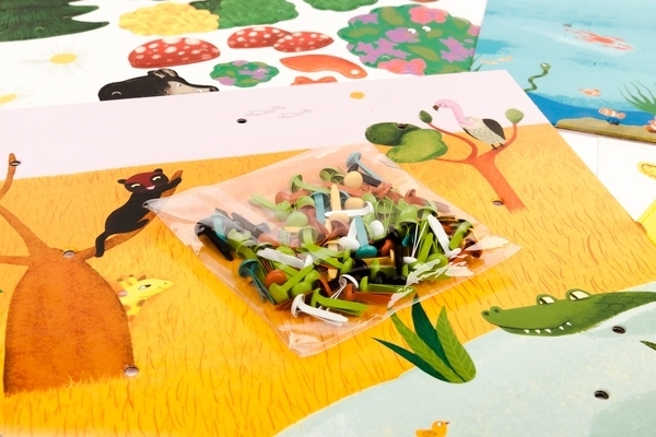 Художній комплект Djeco Рухливі тварини - Pampik - 6