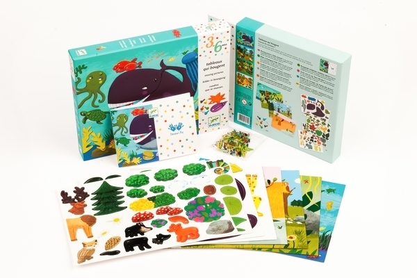 Художній комплект Djeco Рухливі тварини - Pampik - 2