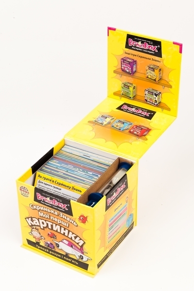 Настільна гра BrainBox Скринька Знань Мої перші картинки, укр. мова (98310) - Pampik - 4