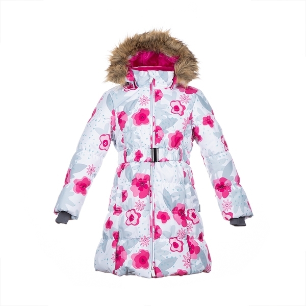 Термопальто Huppa Yacaranda, р.116, белый с розовым (12030030-81920-116) - Pampik