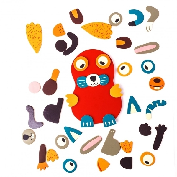 Магнітна гра Djeco Тварини (DJ03085) - Pampik - 4