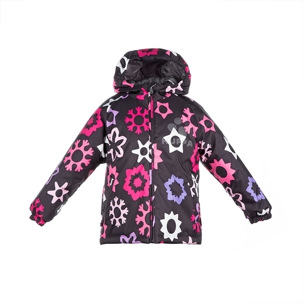 Термокуртка Huppa Classy, ​​р.104, чорний з рожевим (17710030-P18-104) - Pampik