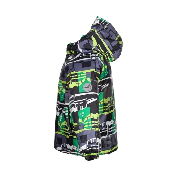 Термокуртка Huppa Classy, р.128, черный с зеленым (17710030-818-128) - Pampik - 3