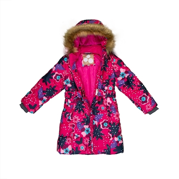 Термопальто Huppa Yacaranda, р.110, розовый (12030030-81963-110) - Pampik - 4