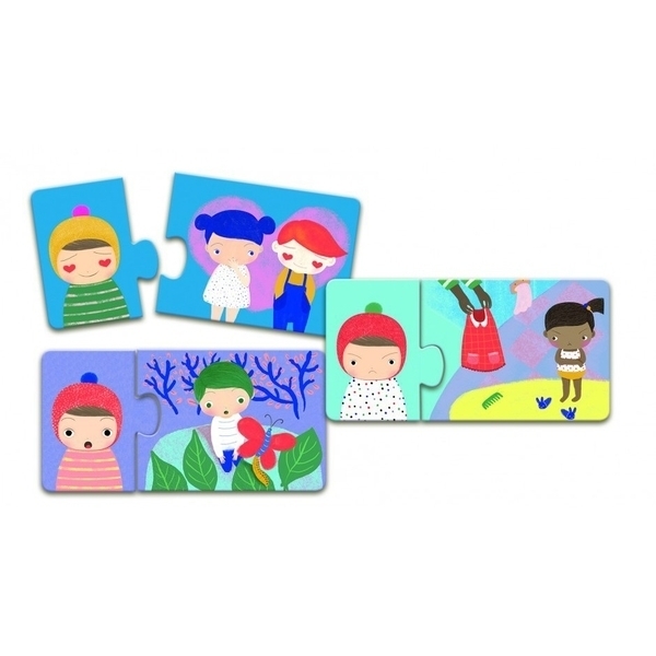 Розвиваюча гра-пазл Djeco Знайди емоції (DJ08152) - Pampik - 2