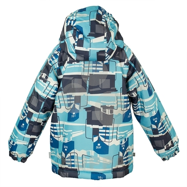 Термокуртка Huppa Classy, ​​р.98, темно-синій з блакитним (17710030-876-098) - Pampik - 2