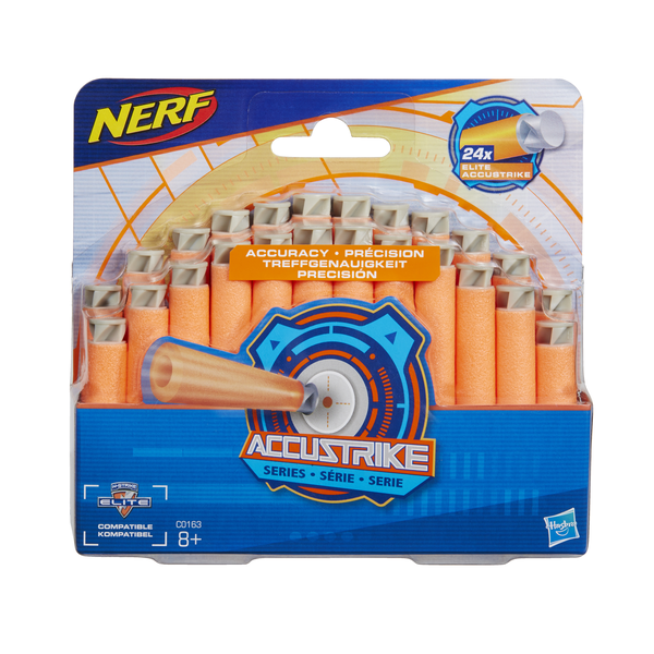 Набор патронов Hasbro Nerf Accustrike, 24 шт. (C0163) - Pampik