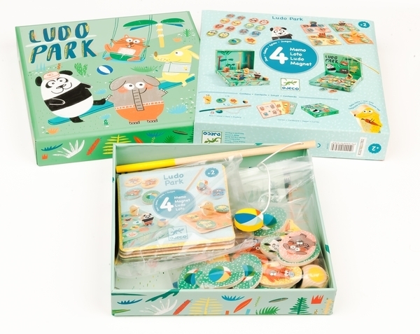 Набір Djeco Лудопарк 4 в 1 (DJ01698) - Pampik - 2