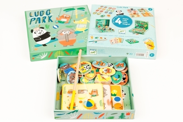 Набір Djeco Лудопарк 4 в 1 (DJ01698) - Pampik - 3