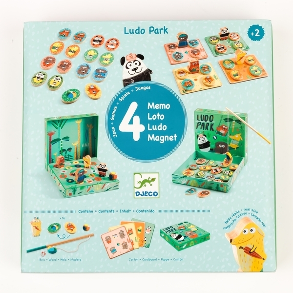 Набір Djeco Лудопарк 4 в 1 (DJ01698) - Pampik