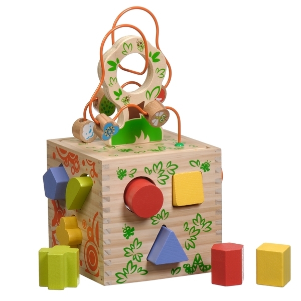 Развивающая игрушка Игрушки из дерева Логический кубик (Д014) - Pampik - 3