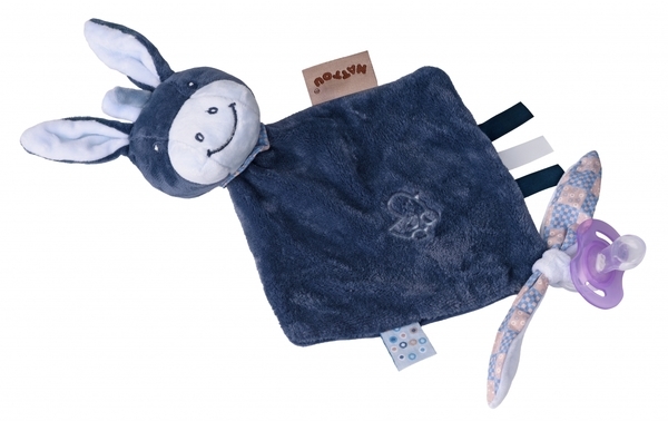 М'яка іграшка Nattou Ослик Алекс (321136) - Pampik - 3