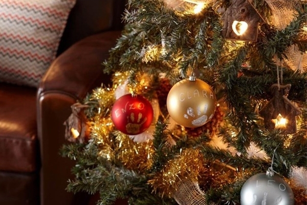 Різдвяна куля Baby Art, 11 см, червоний (34120153) - Pampik - 4