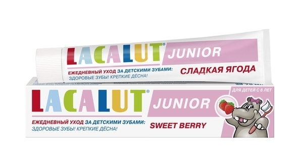 

Зубная паста Lacalut Junior Sweet berry, 75 мл