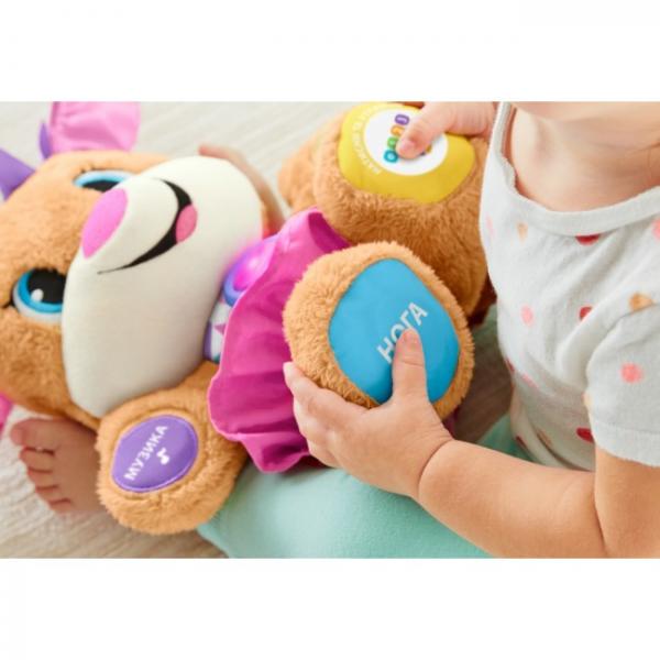 Розвиваюча іграшка Fisher-Price Сестричка розумного цуценя з технологією Smart Stages, український (FPP85) - Pampik - 6