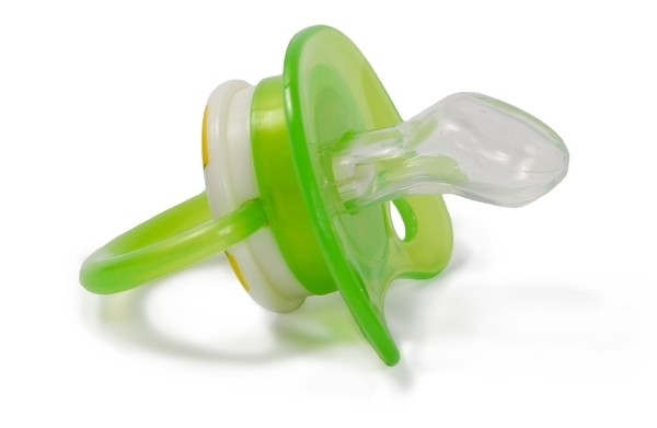 Пустушка силіконова Lindo, анатомічна, 0-6 міс., салатовий (А 32/0-6 зел) - Pampik - 2