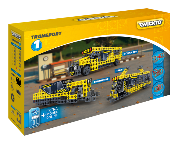 Конструктор Twickto Transport 1 Міський транспорт, 252 деталі (15073828) - Pampik - 2