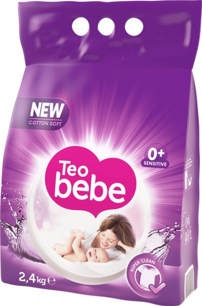 

Детский стиральный порошок Teo Bebe лаванда, 2,4 кг