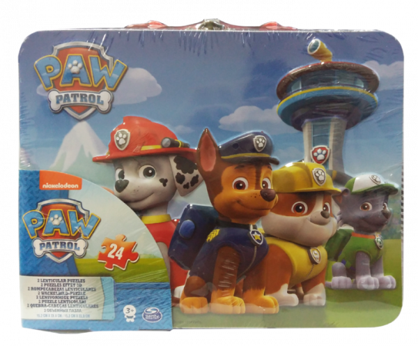 Пазл Spin Master 2 в 1 Щенячий патруль, переливной, 2х24 элементов (SM98424/6033095) - Pampik