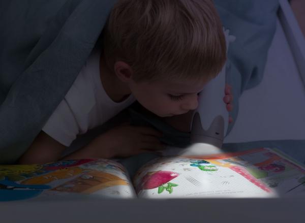 Нічник з ліхтариком Zazu Жираф Джина, блакитний (ZA-GINA-02) - Pampik - 5