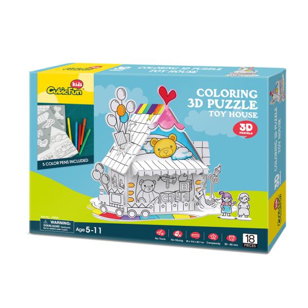 

3D Пазл CubicFun Игрушечний Дом (P693h