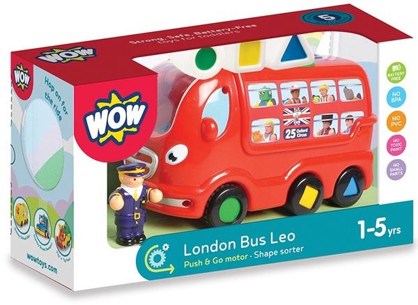 Іграшка WOW Toys London Bus Leo Автобус Лео (10720) - Pampik - 4
