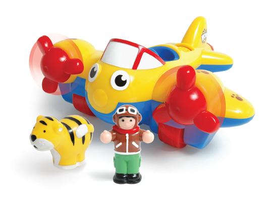 

Игрушка WOW Toys Johnny Jungle Plane Самолет Джонни (01013, Желтый