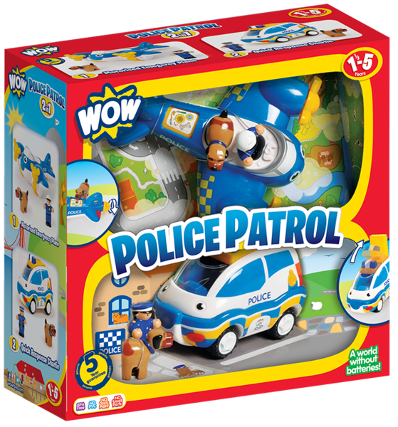 Ігровий набір WOW Toys Police Patrol Поліцейський патруль (80028) - Pampik - 4
